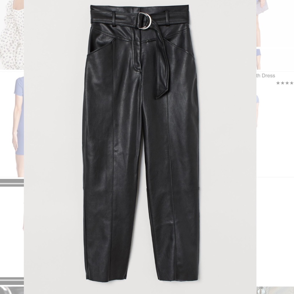 NWOT H&M Faux Leather Pants